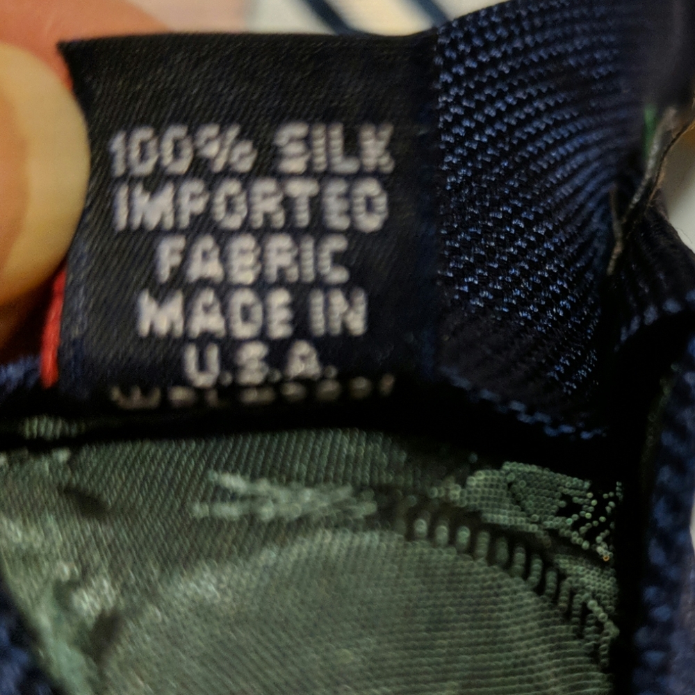 Tommy Hilfiger Silk Striped Tie - Picture 6 of 7